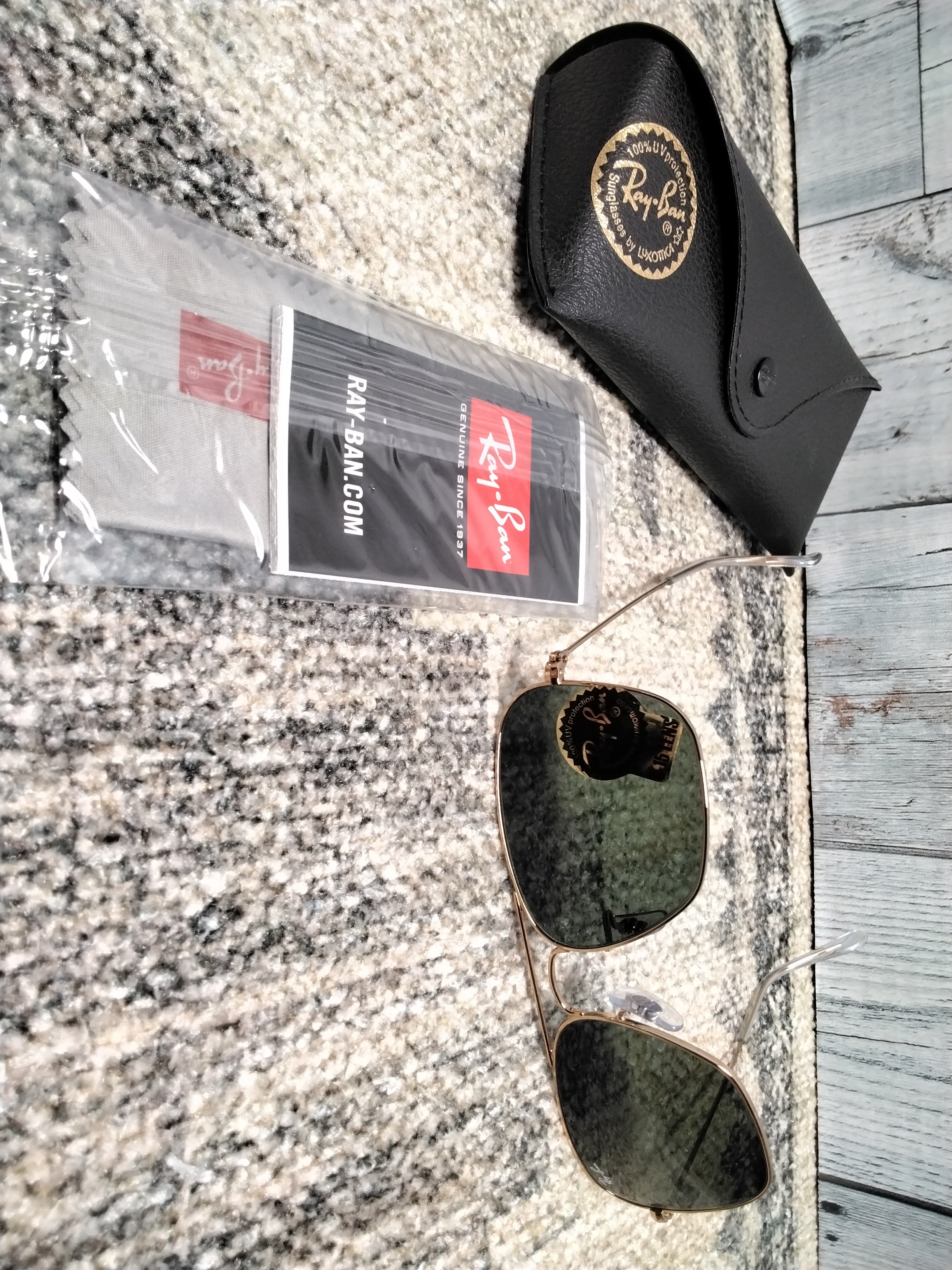 Ray-Ban Rb3136 Caravan Square Sunglasses (7923631096046)